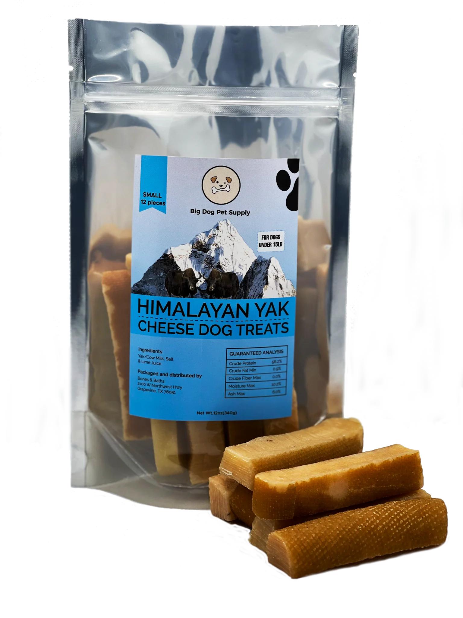 Big Dog Pet Supply Himalayan Yak Cheese Dog Treat-Small - Image 5