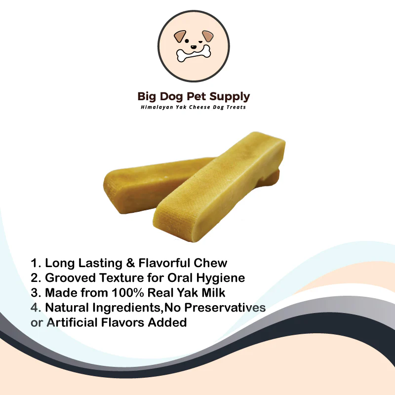 Big Dog Pet Supply Himalayan Yak Cheese Dog Treats-Large by Pieces - Image 3