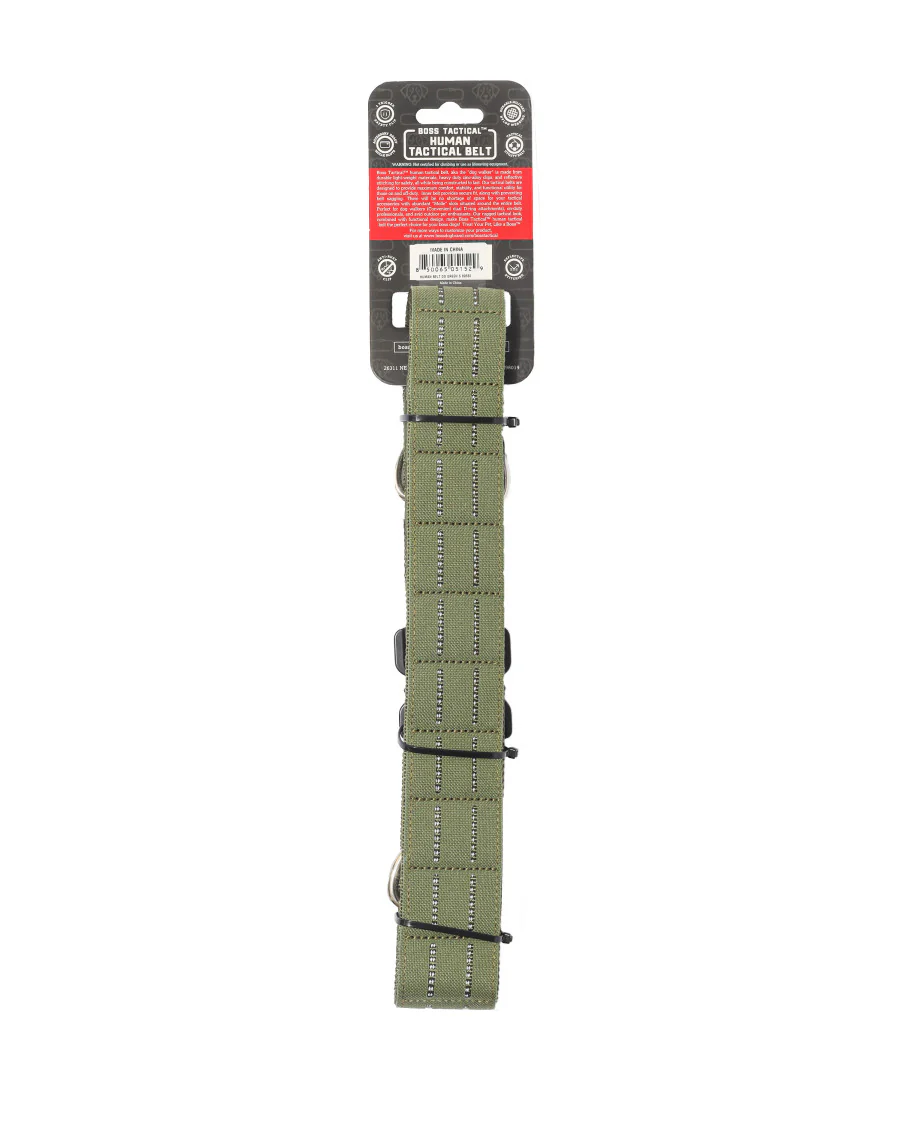 Boss Dog Tactical Dog Walker Utility Human Belt, Green - Image 2