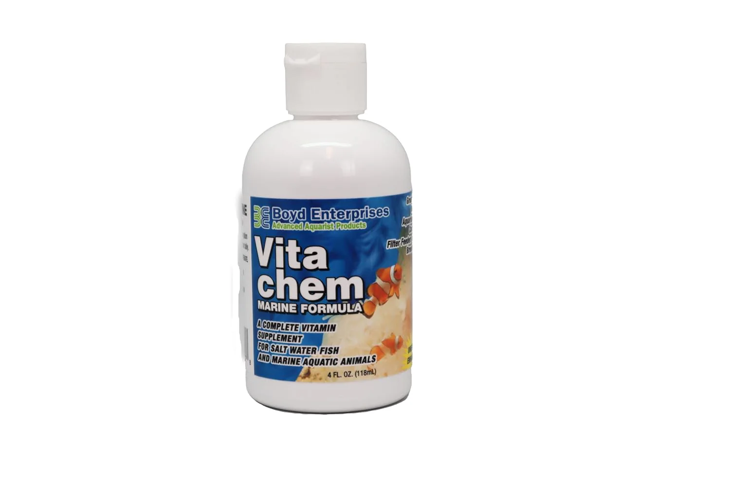 Boyd Enterprises ABE16707 Marine Vitachem for Aquarium, 4-Ounce