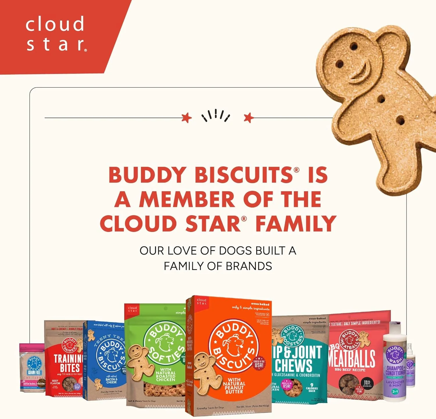 Buddy Biscuits Bag of Crunchy Dog Treats Made with Roasted Chicken - Image 9
