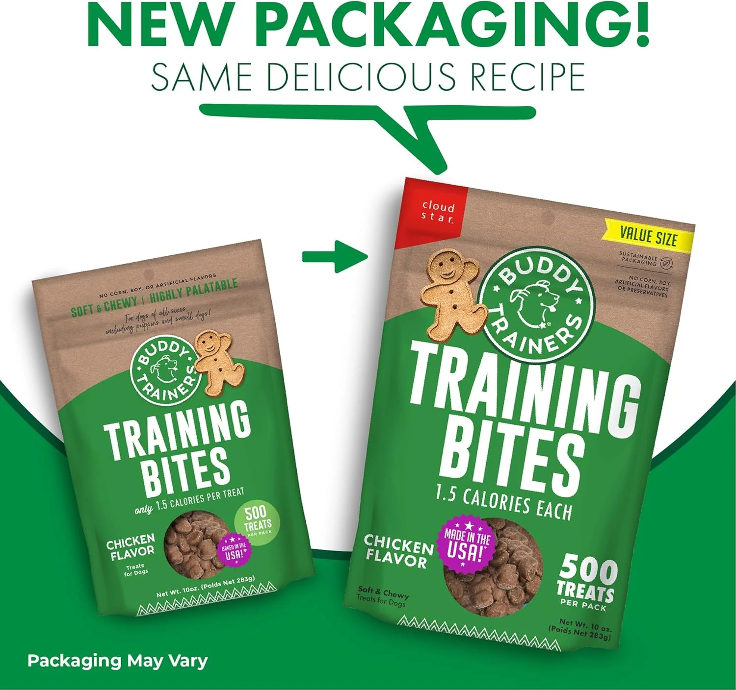 Buddy Biscuits Trainers Pouch of Training Bites Soft & Chewy Dog Treats Made with Chicken Flavor - Image 2