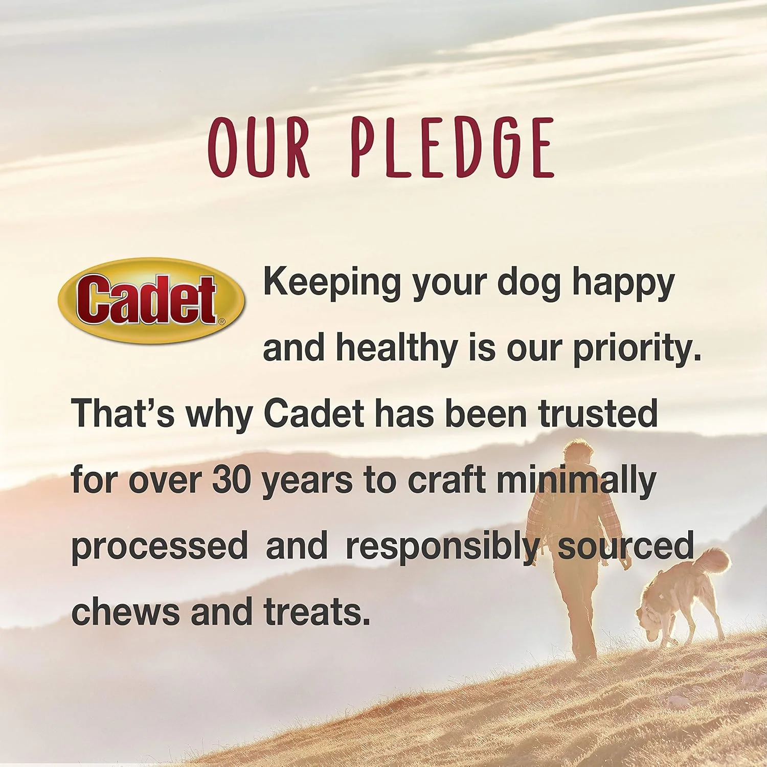Cadet Gourmet Chicken & Apple Wrapped Dog Treats Wraps - Healthy & Natural Chicken & Apple Dog Training Treats for Small & Large Dogs - Inspected & Tested in USA - Image 6