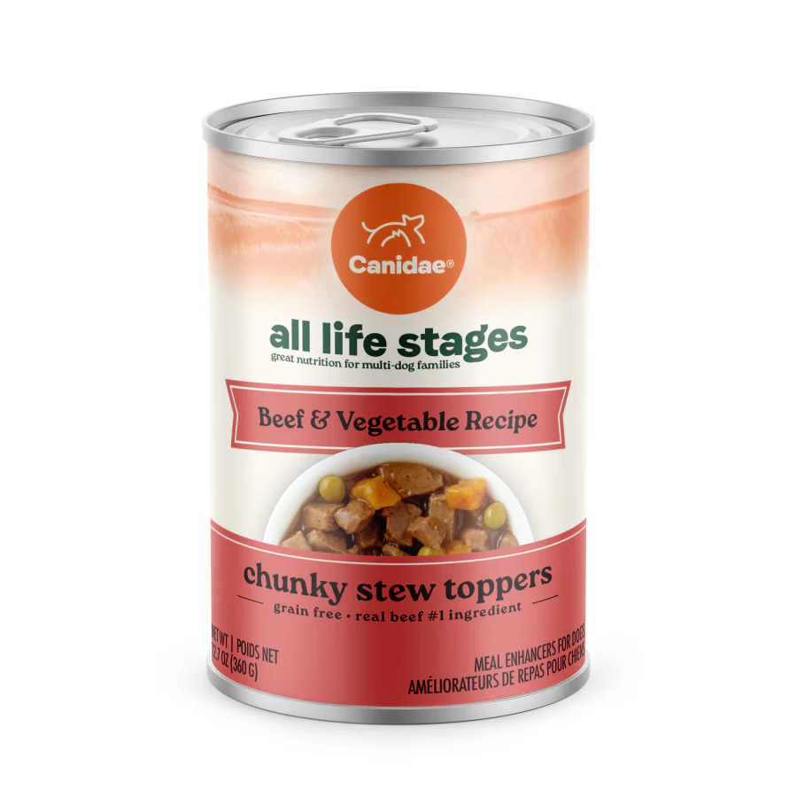 CANIDAE All Life Stages Chunky Stew Topper Beef & Vegetable, 6ea/12.7 oz - Image 2