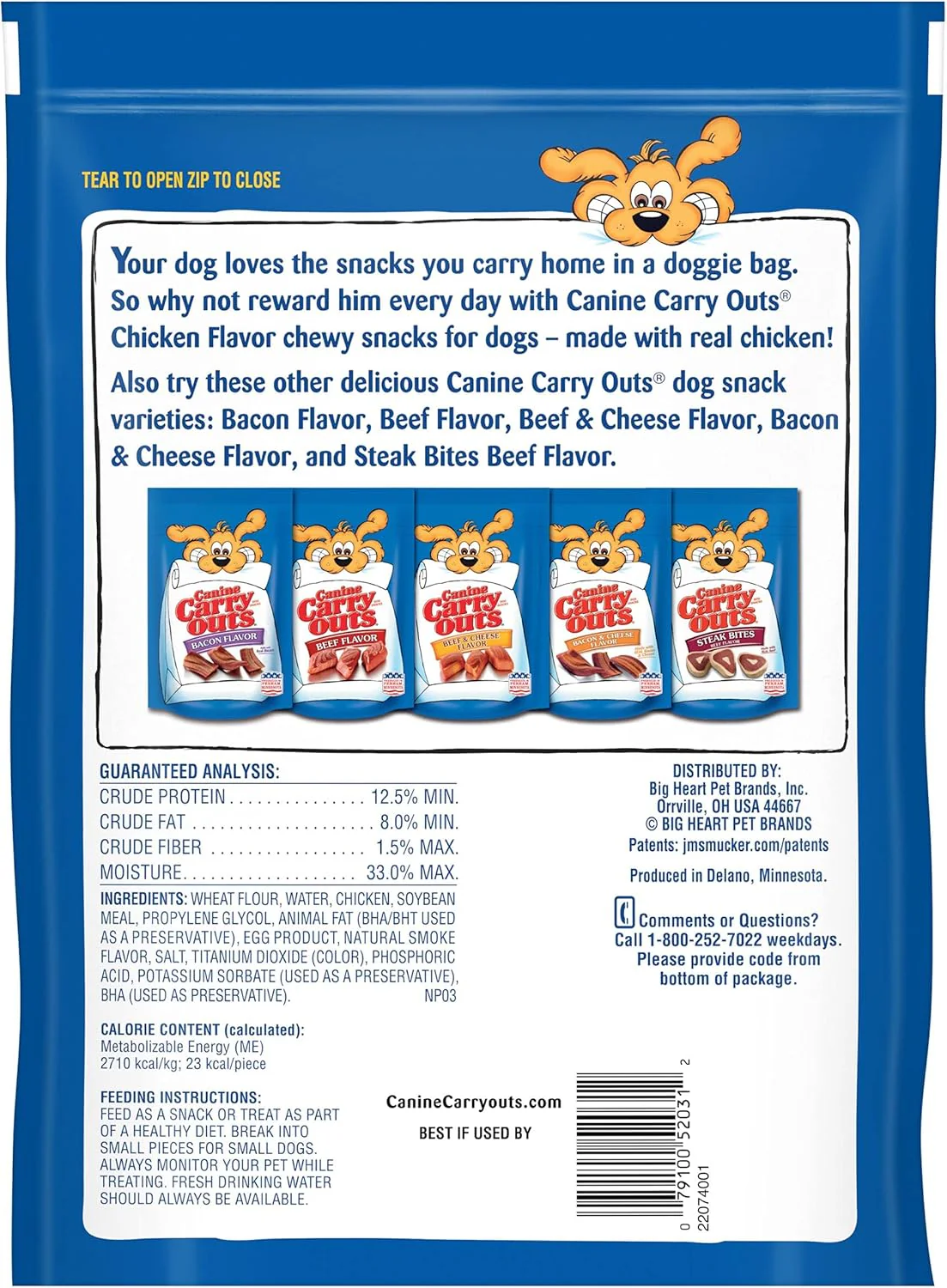 Canine Carry Outs Chicken Flavor Dog Treats - Image 5