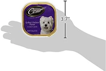 CESAR Adult Soft Wet Dog Food Classic Loaf in Sauce, Grilled Chicken Flavor - Image 4