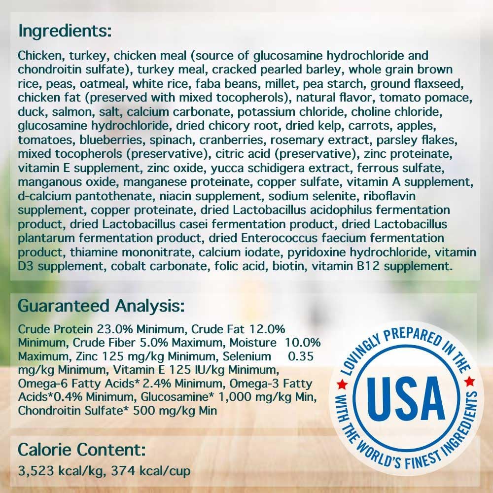 Chicken Soup for the Soul All Natural Premium Large Breed Adult Dry Dog Food, Real Meat First Ingredient, No By-Products, Supports Heart, Gut & Immune Health, Chicken, Turkey & Brown Rice - Image 5