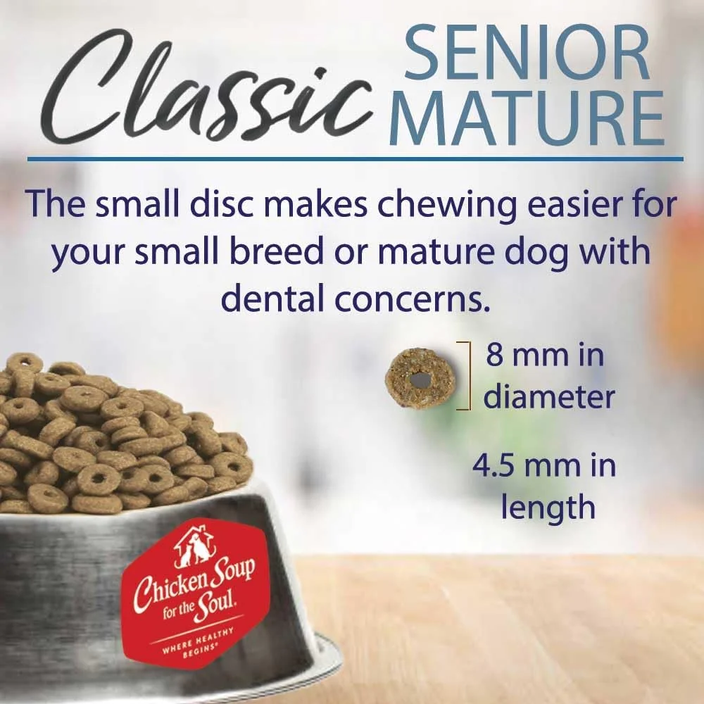 Chicken Soup for the Soul All Natural Premium Senior/Mature Dry Dog Food, Real Meat First Ingredient, No By-Products, Supports Joint Health and Mobility, Chicken, Turkey & Brown Rice - Image 8