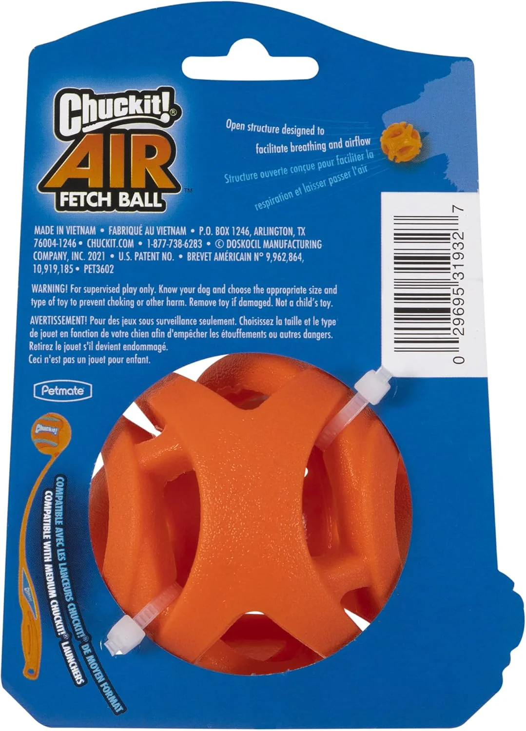 Chuckit! Air Fetch Ball Dog Toy, for dogs 20-60 lbs - Image 3