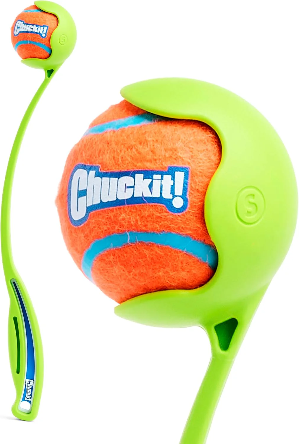 Chuckit! Sport 14S Dog Ball Launcher - Includes a 2-inch Diameter Small Ball for Dogs 0-20 Pounds - Manual Tennis Ball Thrower With a Slim Handle - 14-inch Length Chucker - Image 7