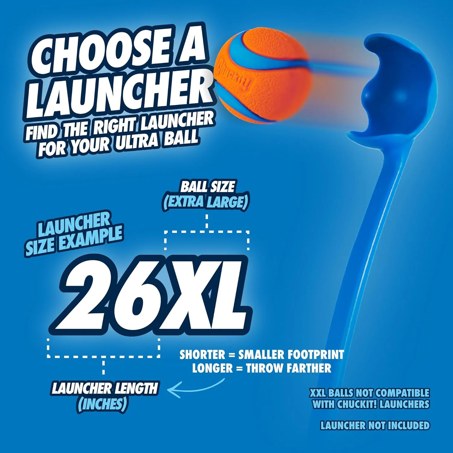 Chuckit! Ultra Ball Dog Toy - For Dogs 100+ lbs - Made from Durable Rubber - Super Bouncy - Floats in Water - Image 8