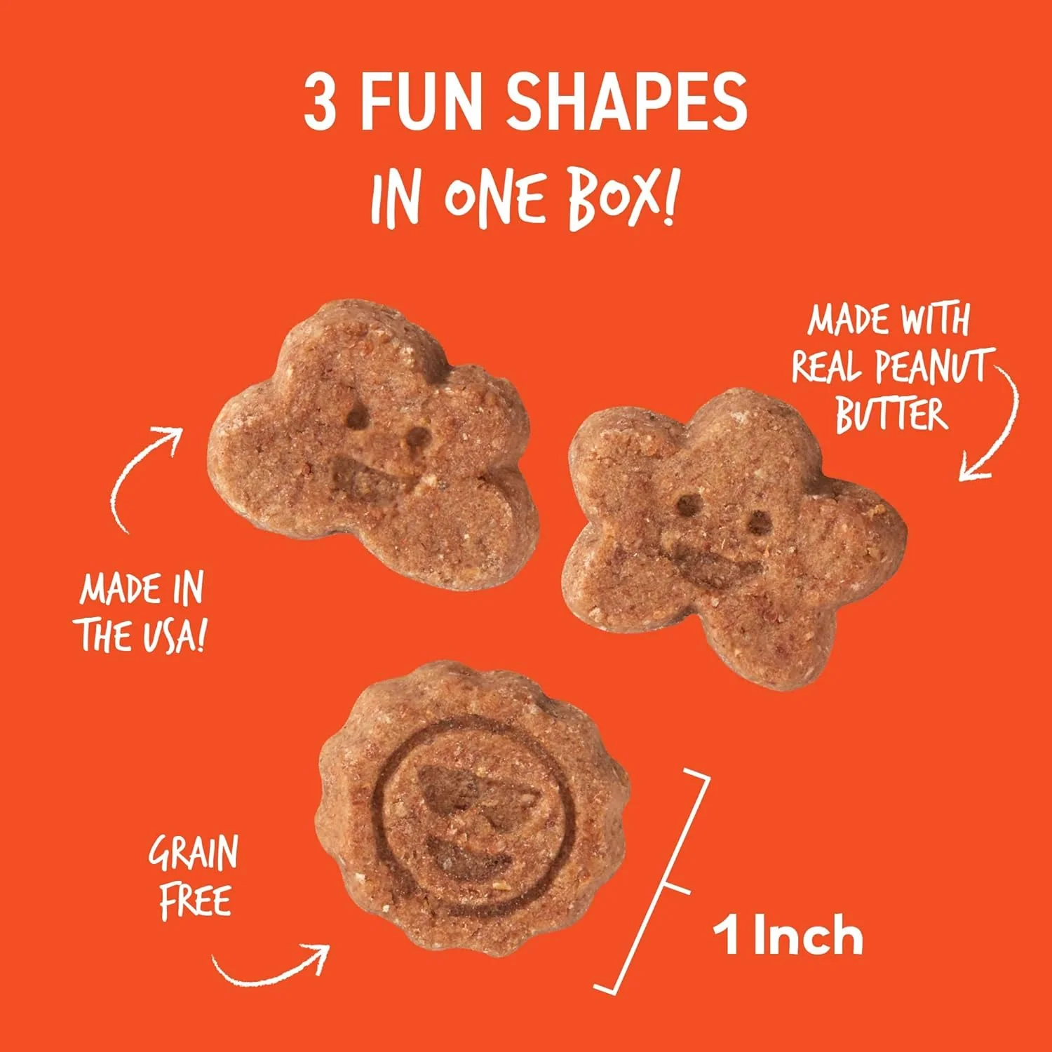 Cloud Star Corp, Wag More Bark Less Soft & Chewy Grain Free Peanut Butter & Apples Dog Treats - Image 4