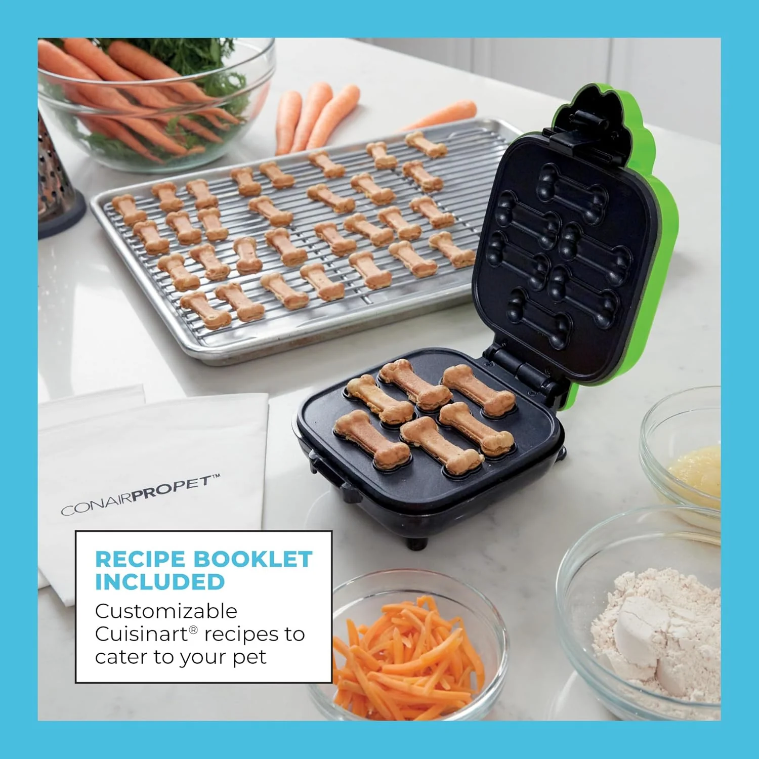 CONAIRPROPET Goodbone Dog Treat Maker, 6 Treats, Included Cuisinart Recipe Book - Image 4