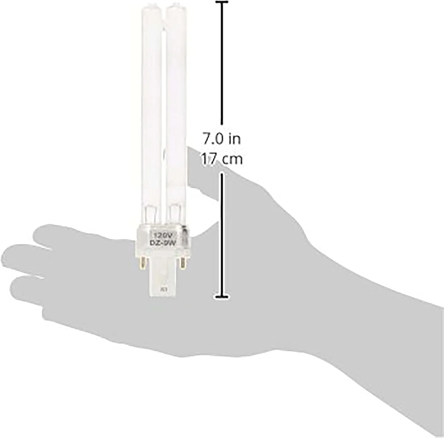 Coralife Aquarium Fish Tank Marine Salt Water Turbo-Twist UV Sterilizer 9 Watt Replacement Bulb, For 3X up to 125 Gallons - Image 4