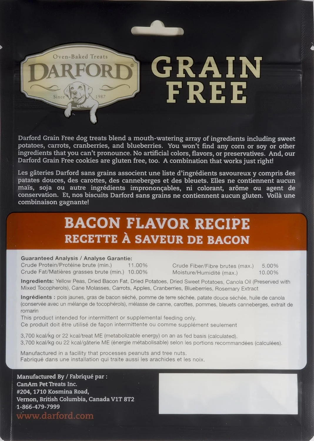 Grain Free Bacon Recipe Dog Treats, 12 oz - Image 4