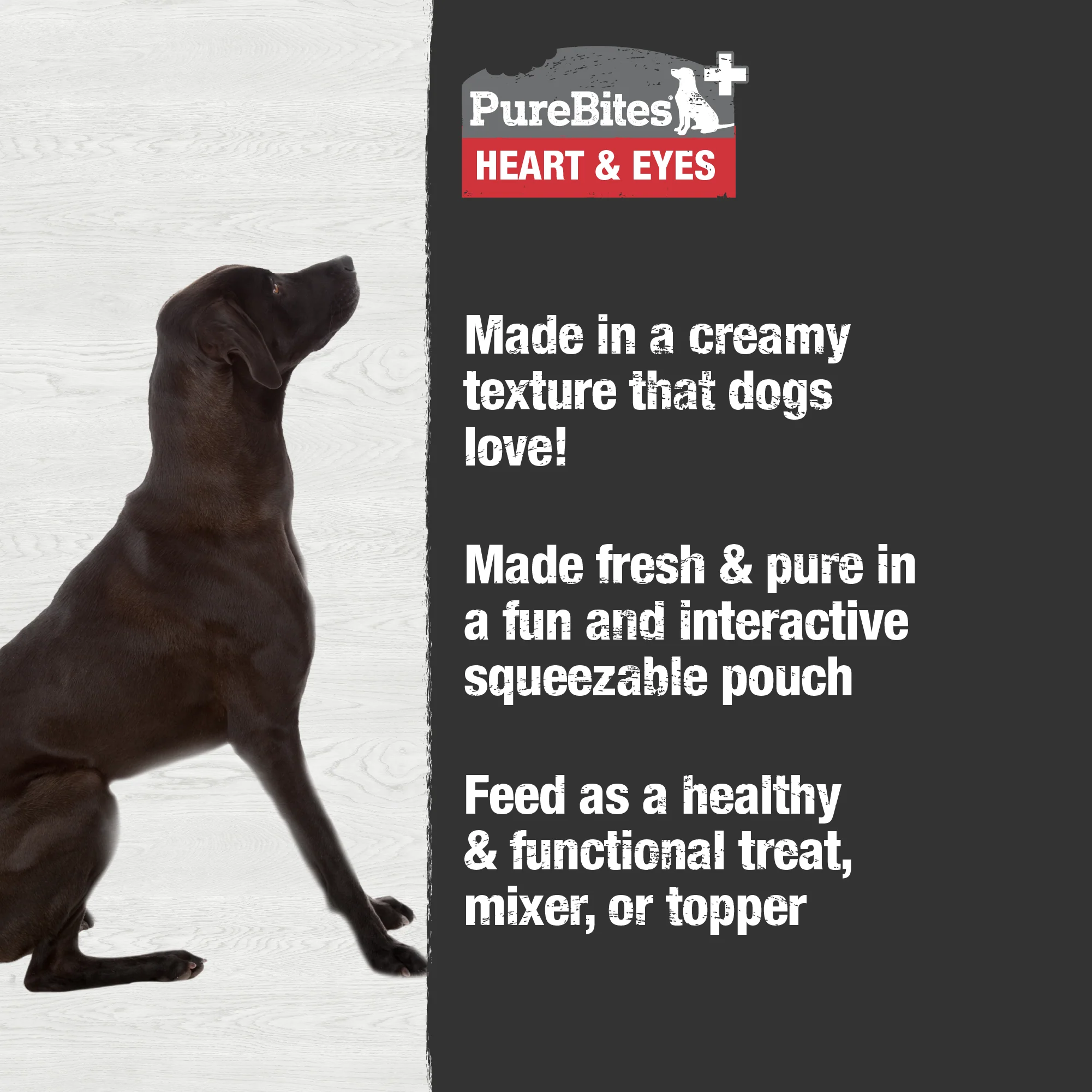PureBites+ Heart & Eyes Squeezables for Dogs, only 5 Ingredients - Image 4