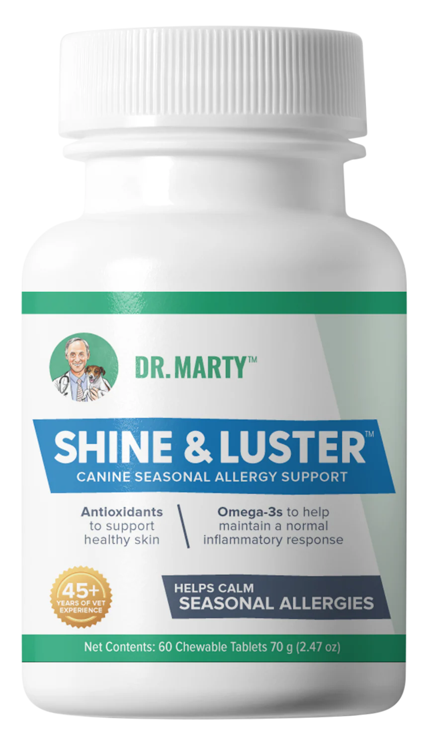 Dr. Marty's Shine & Luster Chewable Dog Supplement 60 ct