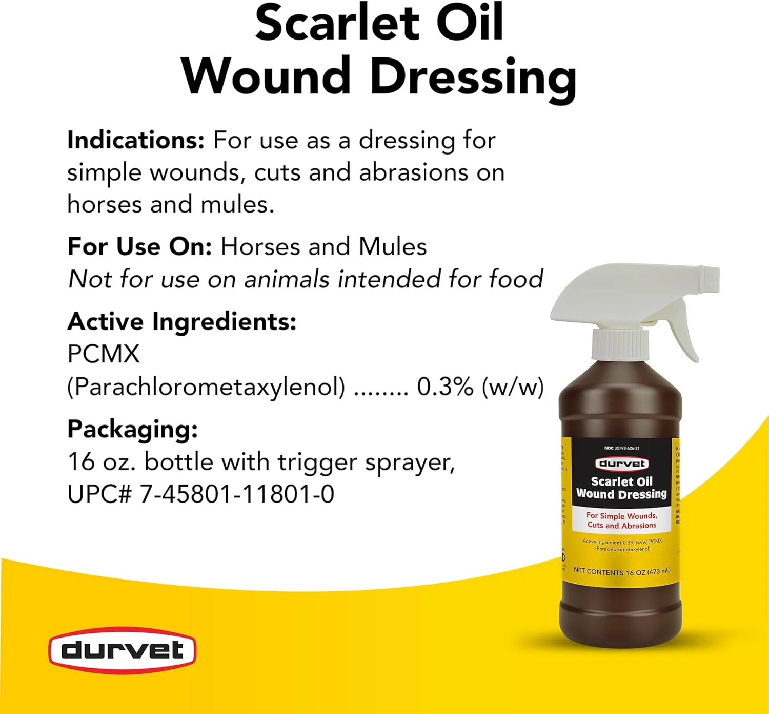 Durvet® Scarlet Oil with Sprayer 16 oz - Image 6