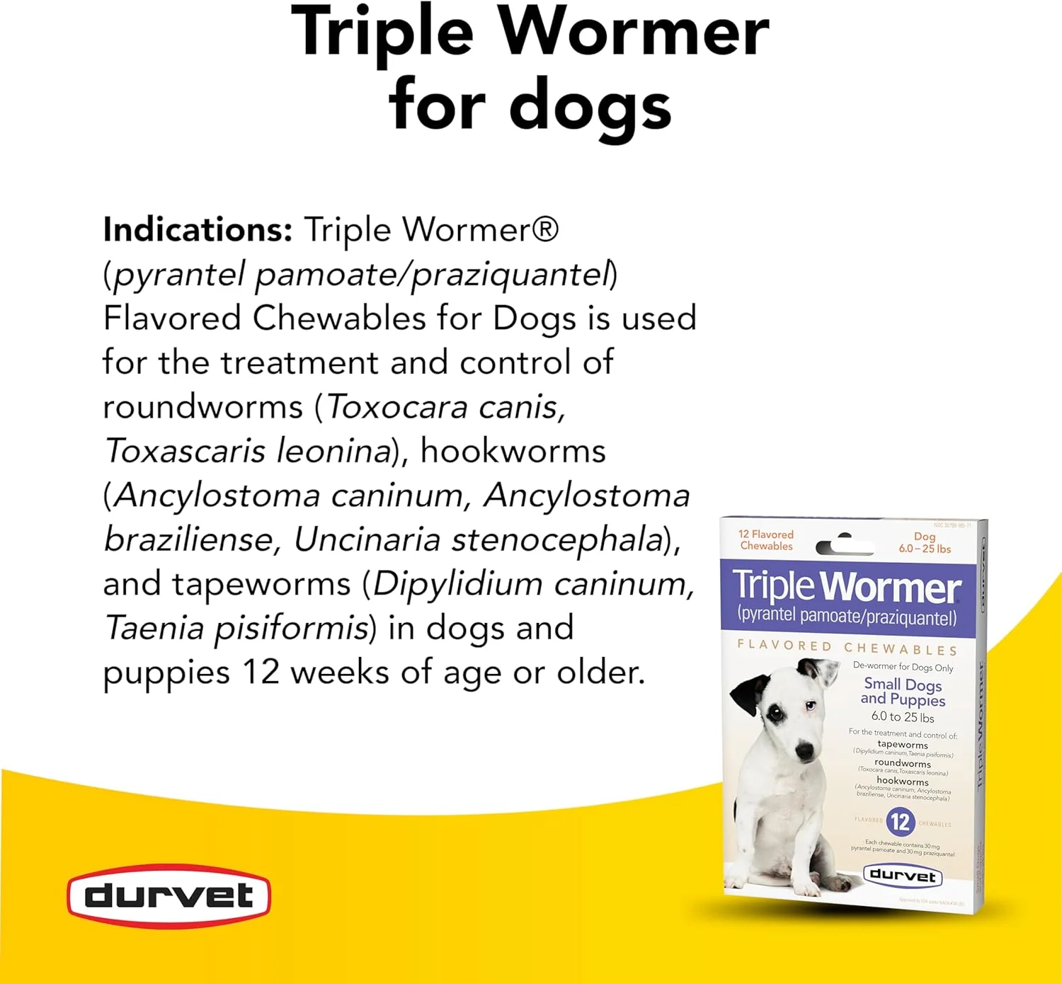 Durvet® Triple Wormer™ (Chewable Tablets) - Image 6
