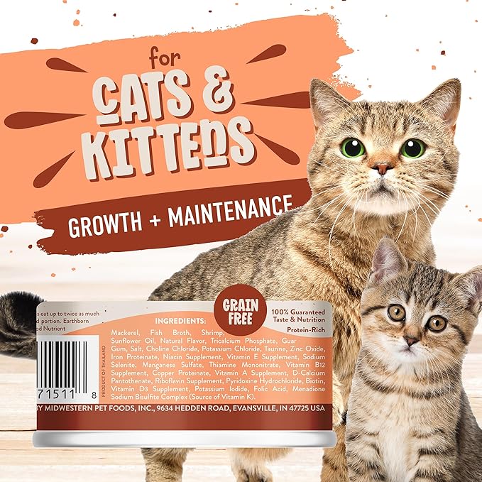 Earthborn Holistic Catalina Catch Grain-Free Moist Cat Food 3 oz Can - Image 6
