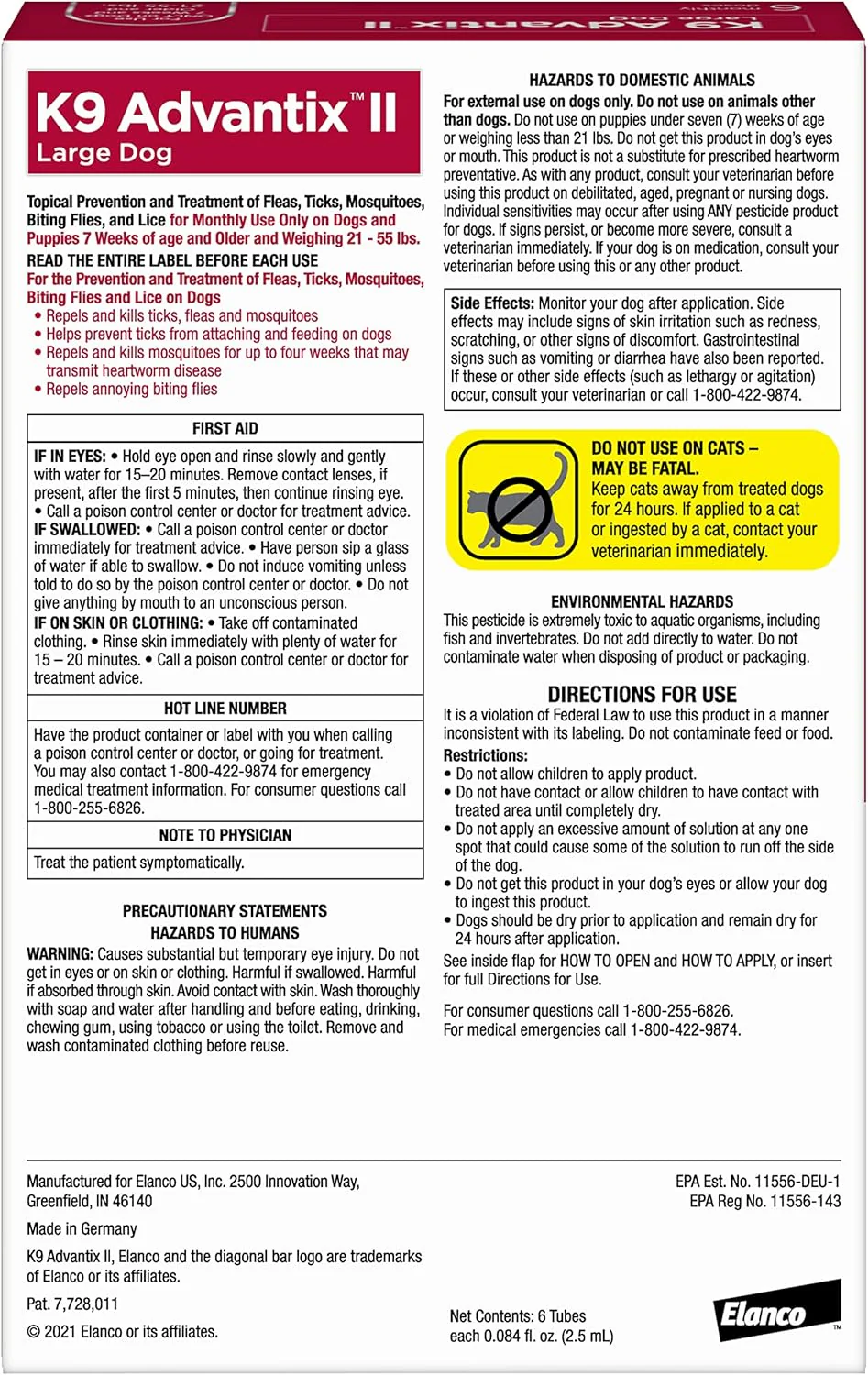 Elanco K9 Advantix II Dog Vet-Recommended Flea, Tick & Mosquito Treatment & Prevention | 6-Mo Supply - Image 11