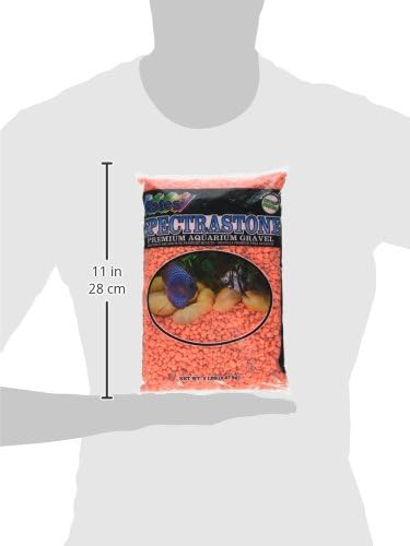 Estes Spectrastone Permaglo Orange Aquarium Gravel for Freshwater Aquariums, 5-Pound Bag - Image 3