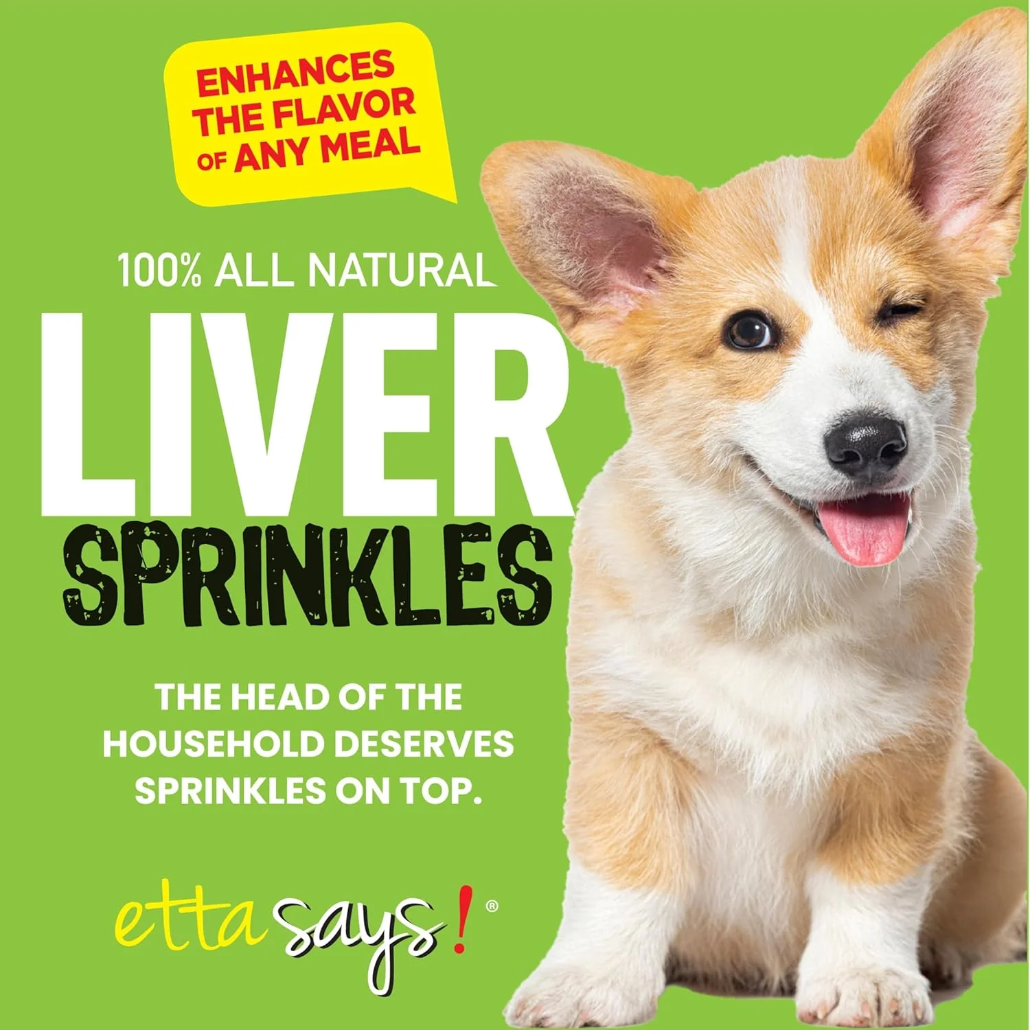 Etta says! Liver Sprinkles for Dogs - High Protein Food Topper - Boosts Flavor - 100% Natural and Made in USA - Image 2