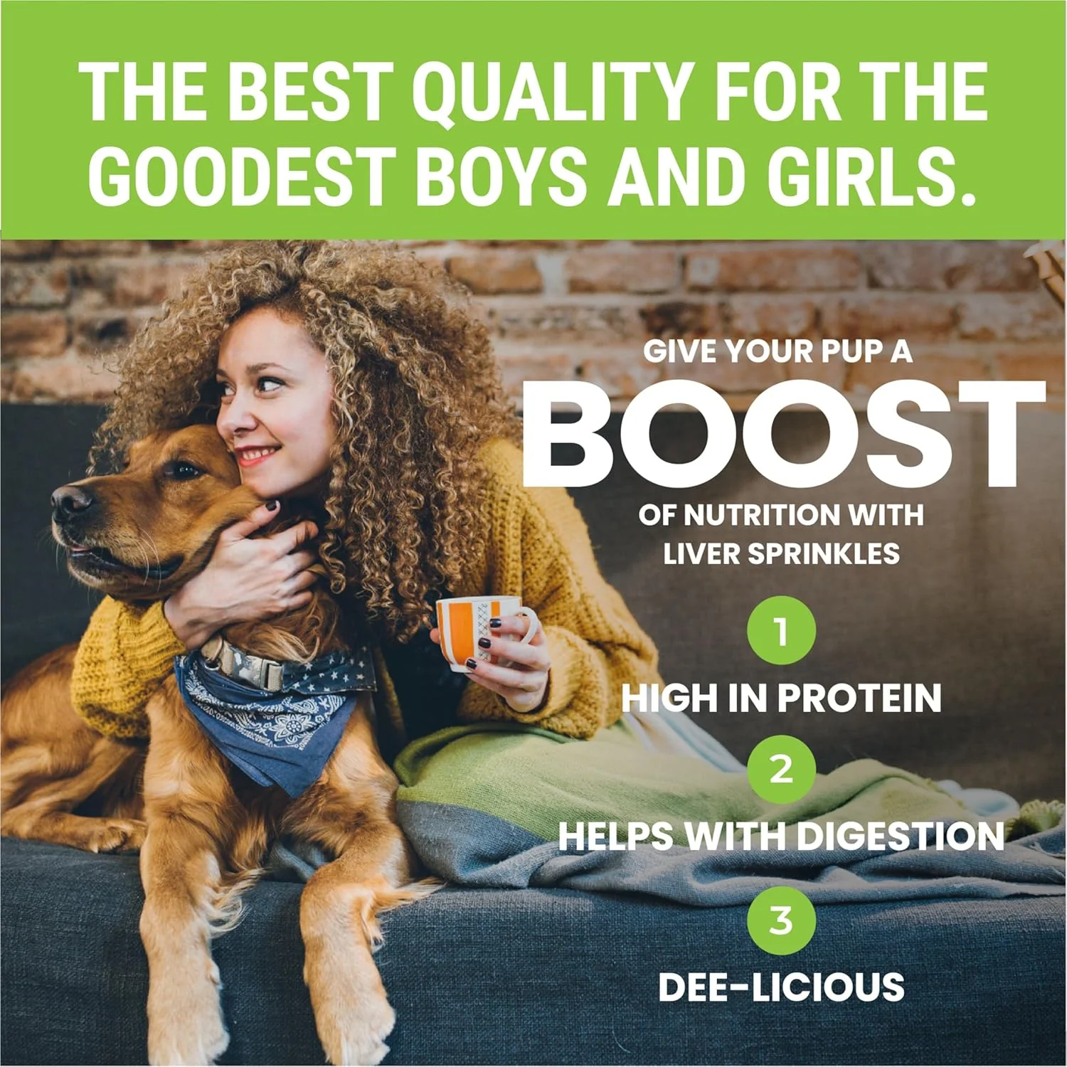 Etta says! Liver Sprinkles for Dogs - High Protein Food Topper - Boosts Flavor - 100% Natural and Made in USA - Image 3