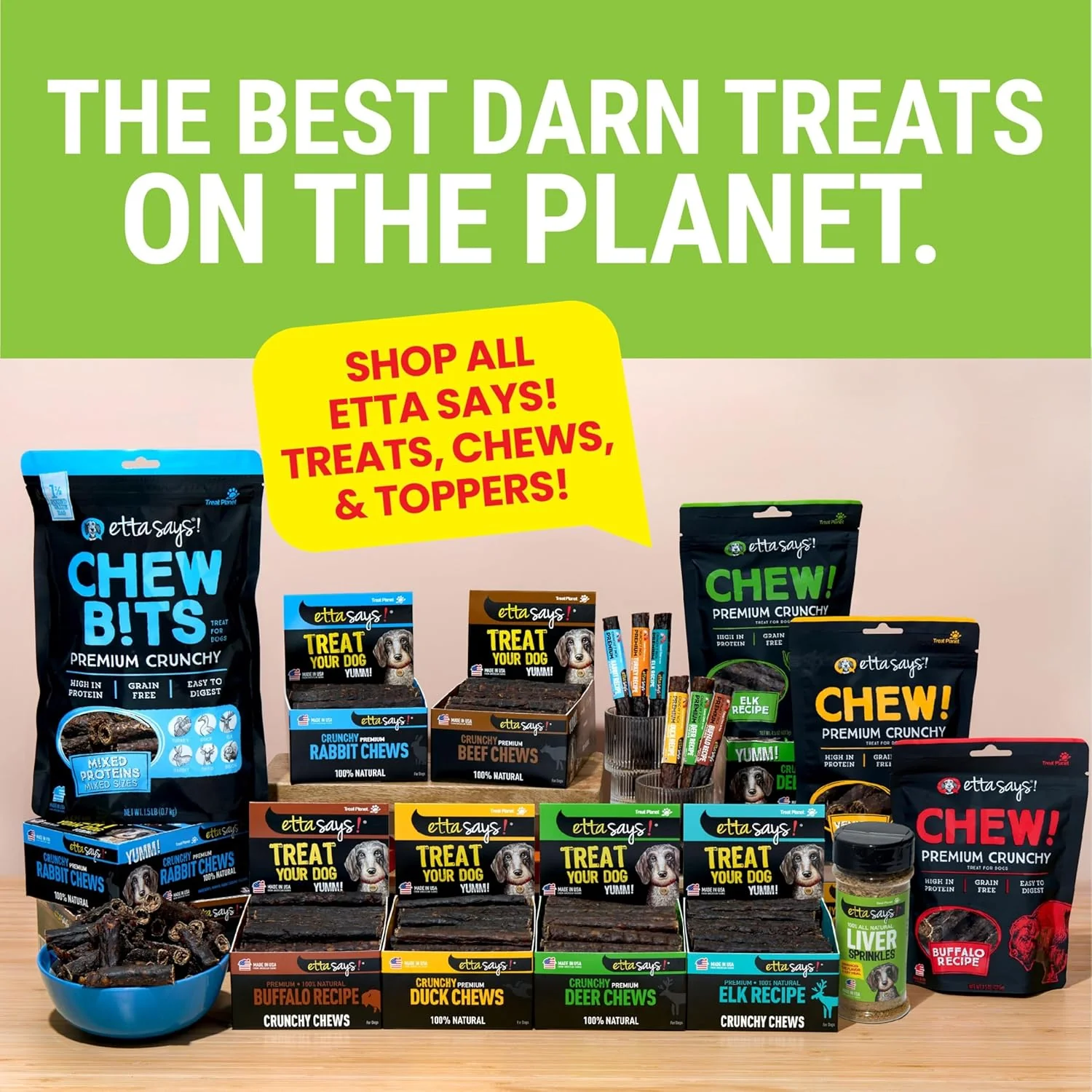 Etta says! Liver Sprinkles for Dogs - High Protein Food Topper - Boosts Flavor - 100% Natural and Made in USA - Image 7