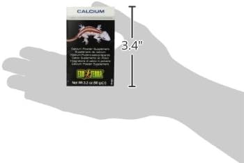 Exo Terra Calcium Powder Supplement for Reptiles and Amphibians, 3.2 Oz., PT 1851 - Image 2