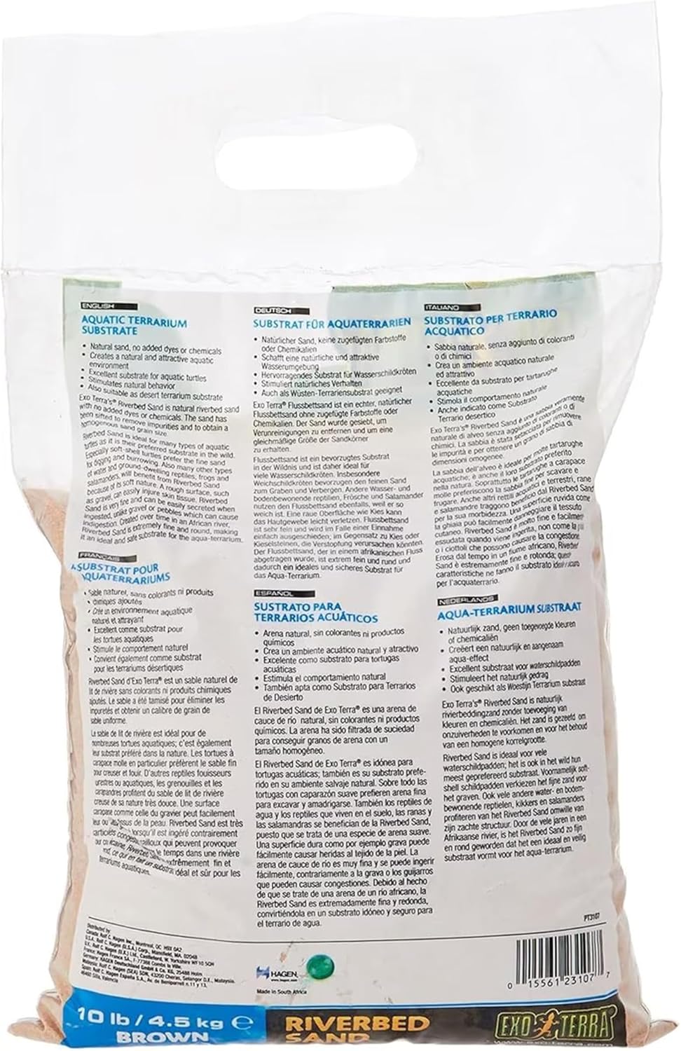 Exo Terra Riverbed Sand, 10-Pounds - Real Riverbed Sand with No Added Dyes or Chemicals - Image 2