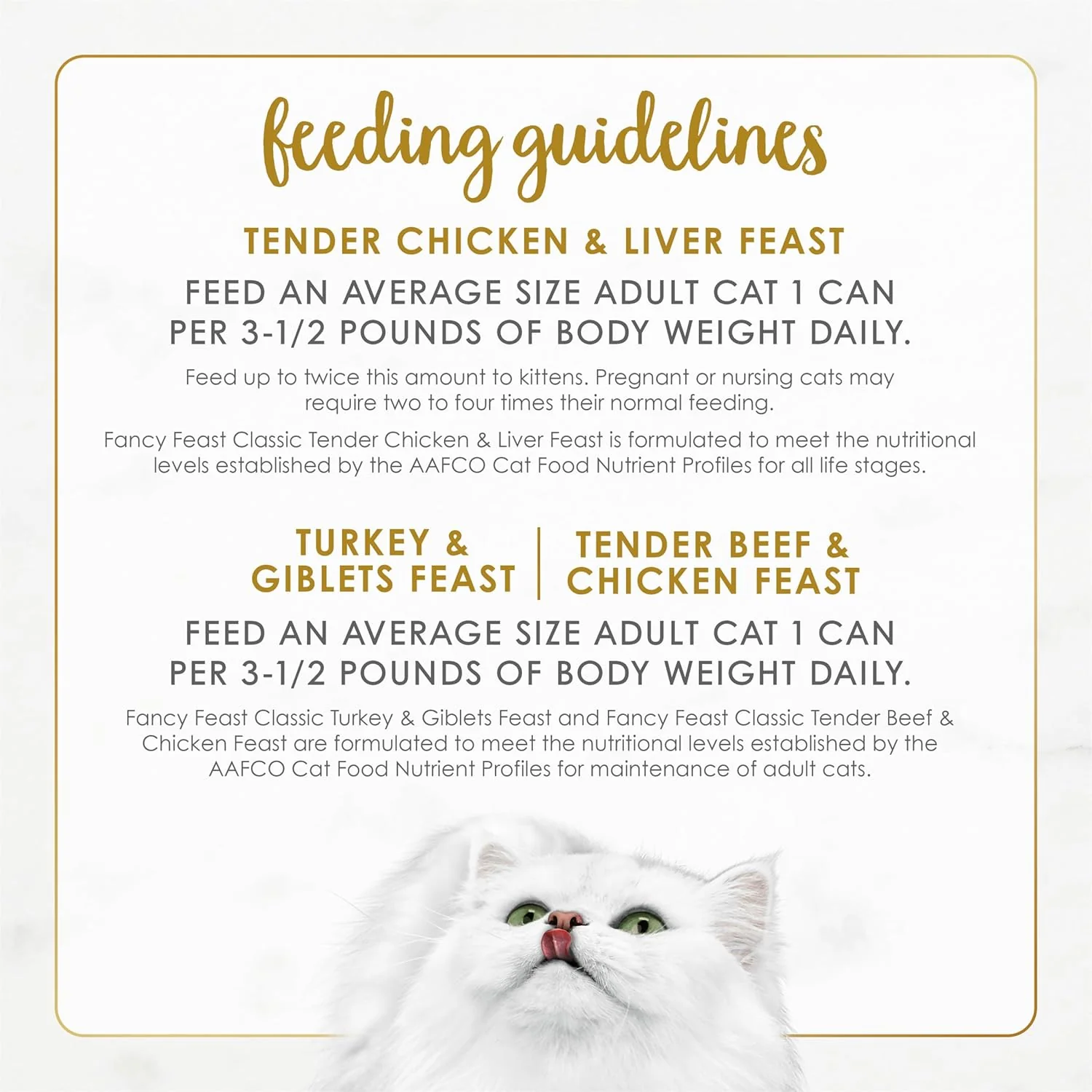 Fancy Feast Poultry and Beef Feast Classic Pate Collection Grain Free Wet Cat Food Variety Pack - (Pack of 30) 3 oz. Cans - Image 8