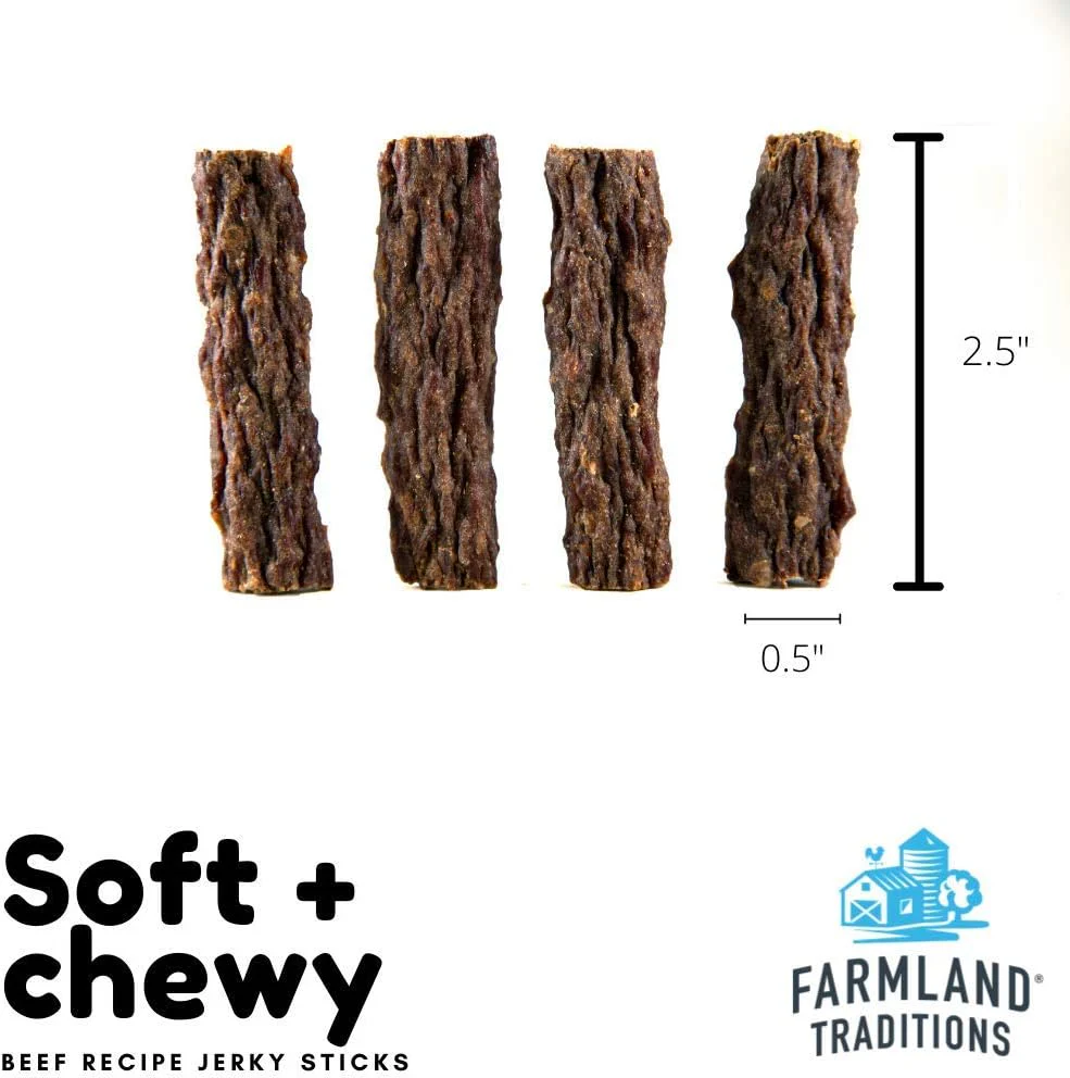 Farmland Traditions Beef Recipe Dog Jerky Sticks - Image 3