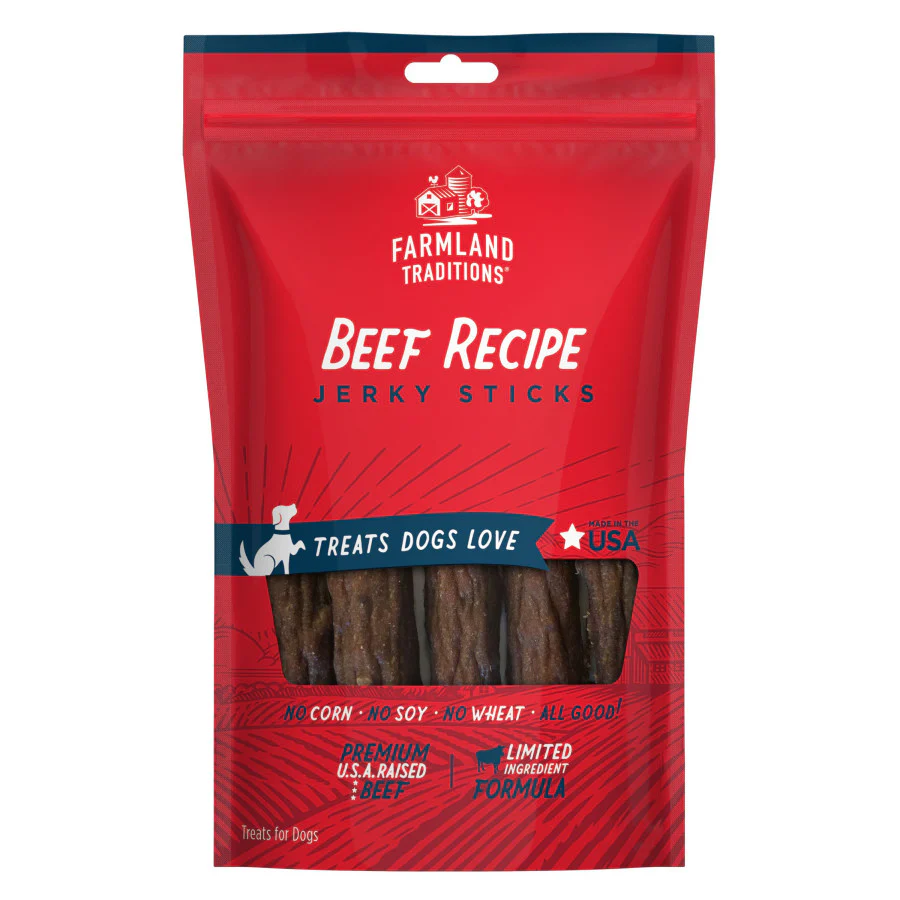 Farmland Traditions Beef Recipe Dog Jerky Sticks - Image 6