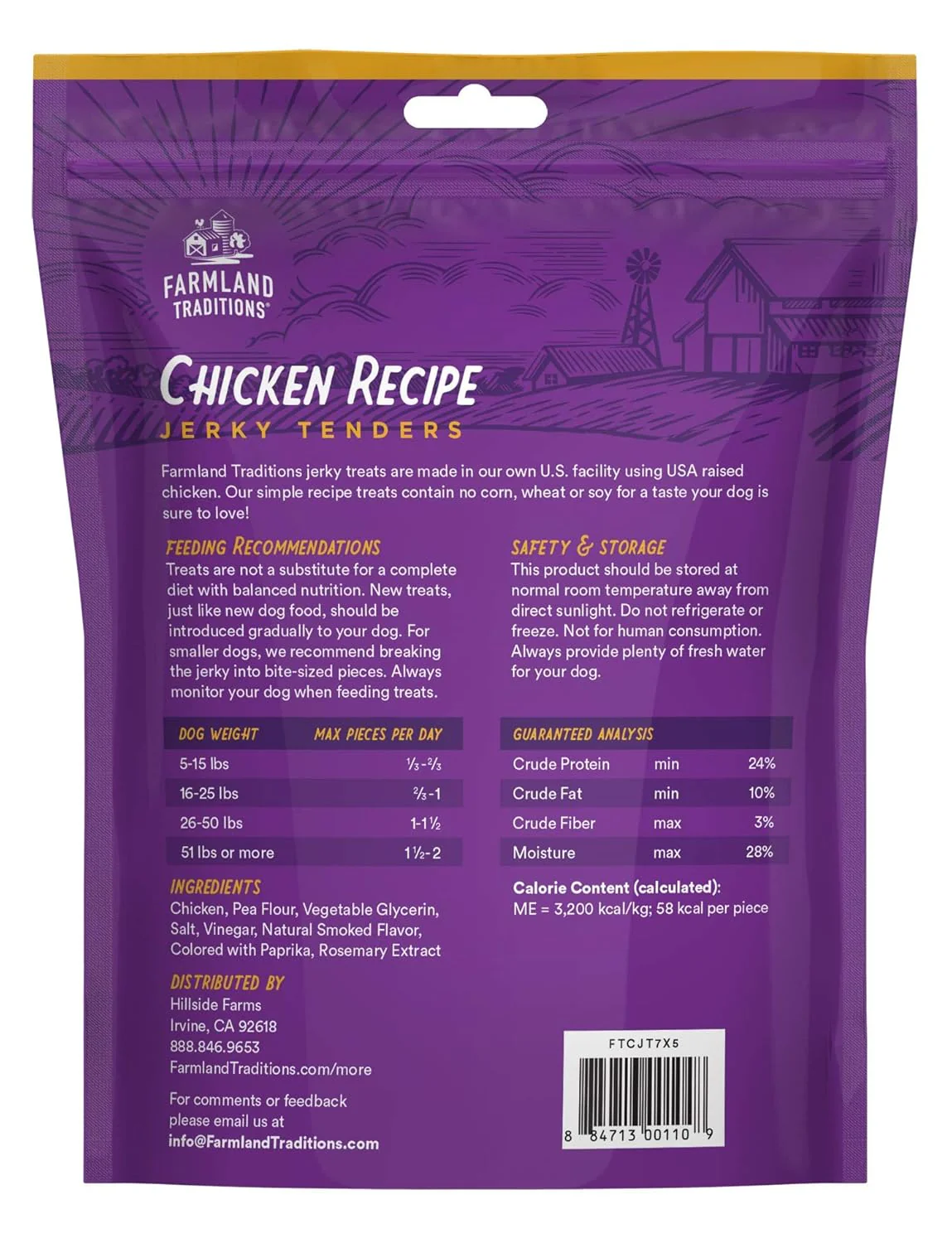 Farmland Traditions Chicken Recipe Jerky Tenders for Dogs - Image 2