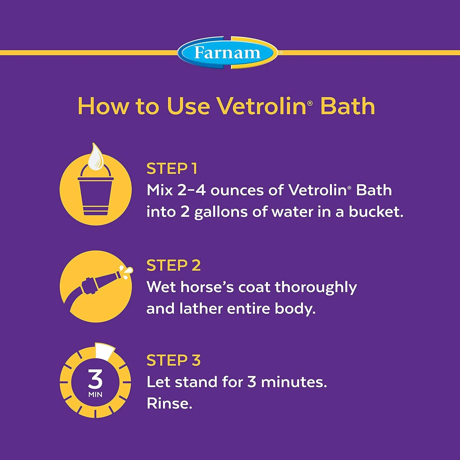 Farnam® Vetrolin® Bath – 32 oz - Image 7