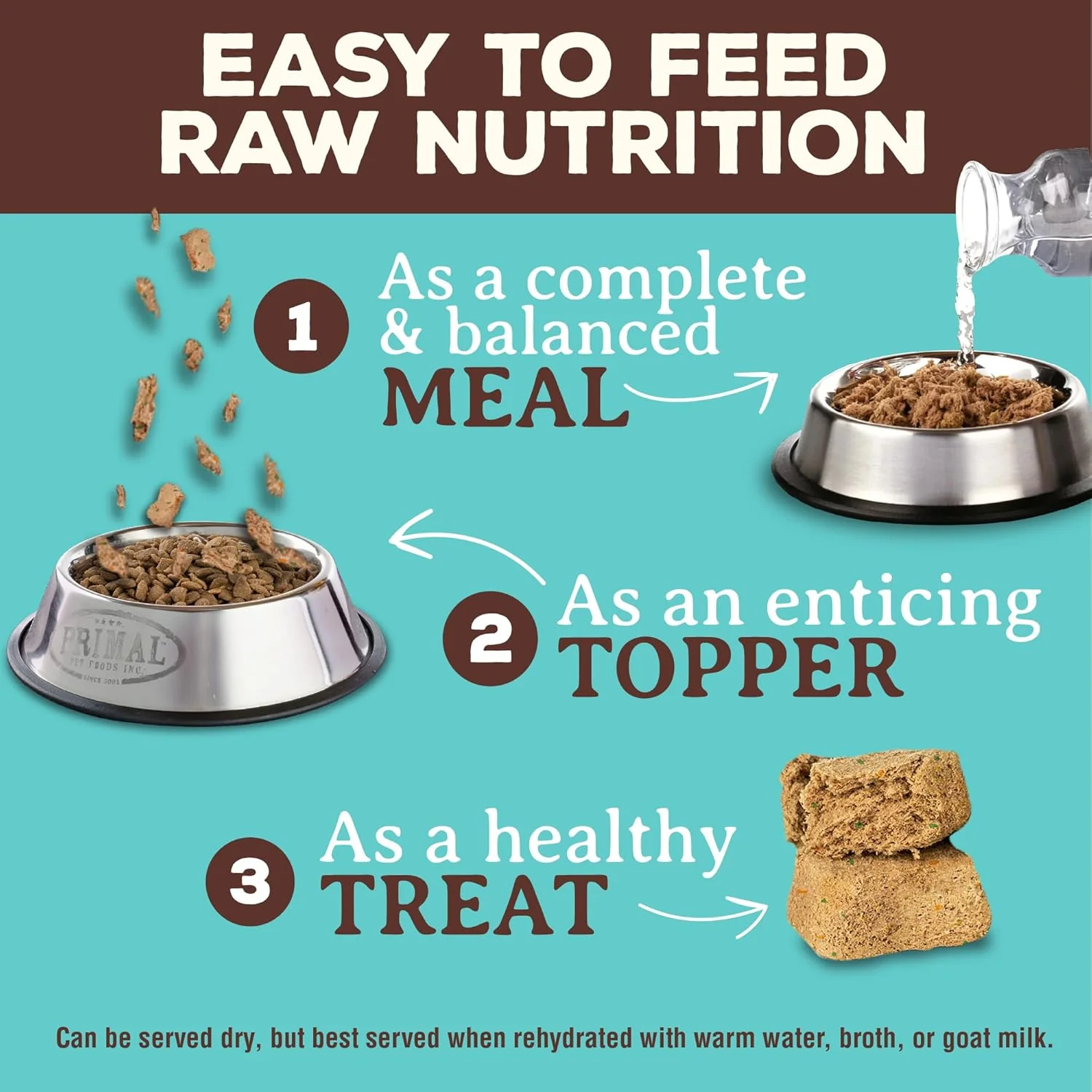 Primal Freeze Dried Raw Cat Food Nuggets Chicken & Salmon, Complete & Balanced Meal or Topper, Premium, Healthy, Grain Free, High Protein Raw Cat Food with Probiotics - Image 4