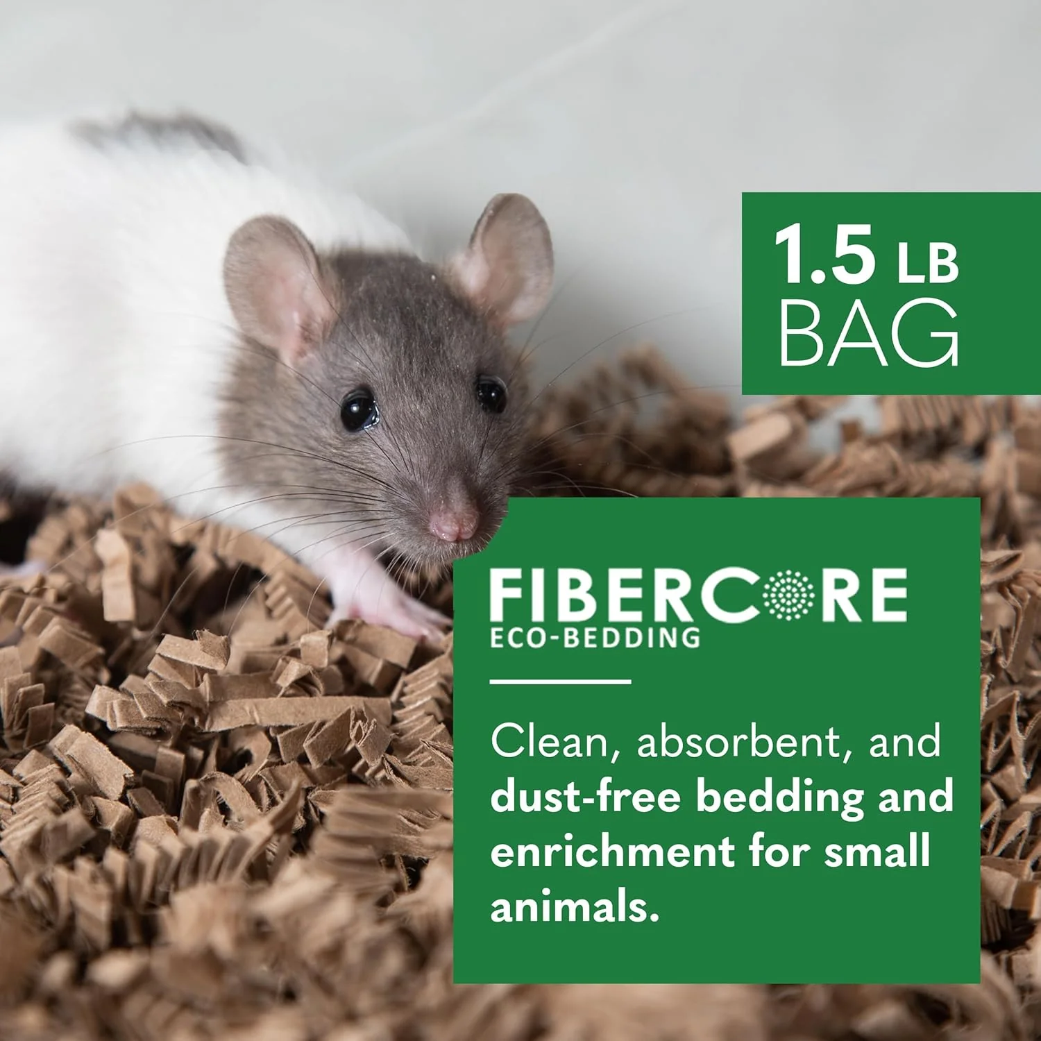 Fibercore ECO BEDDING 99% Dust Free Paper Bedding for Small Pets and Birds, Odor Control - Image 3