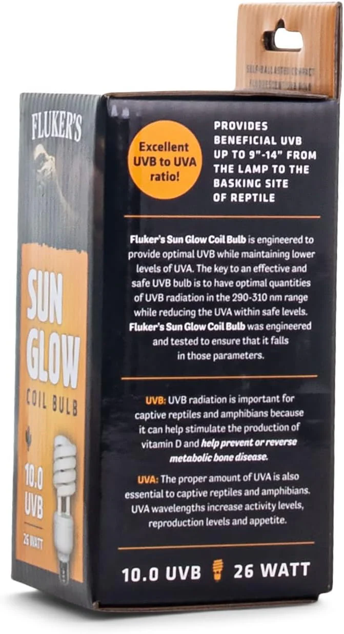 Fluker’s Sun Glow 10.0 UVB Fluorescent Coil Bulb for Desert Reptiles, Reptile Heat Light Stimulates Natural Synthesis of Vitamin D in Captive Reptiles - Image 5