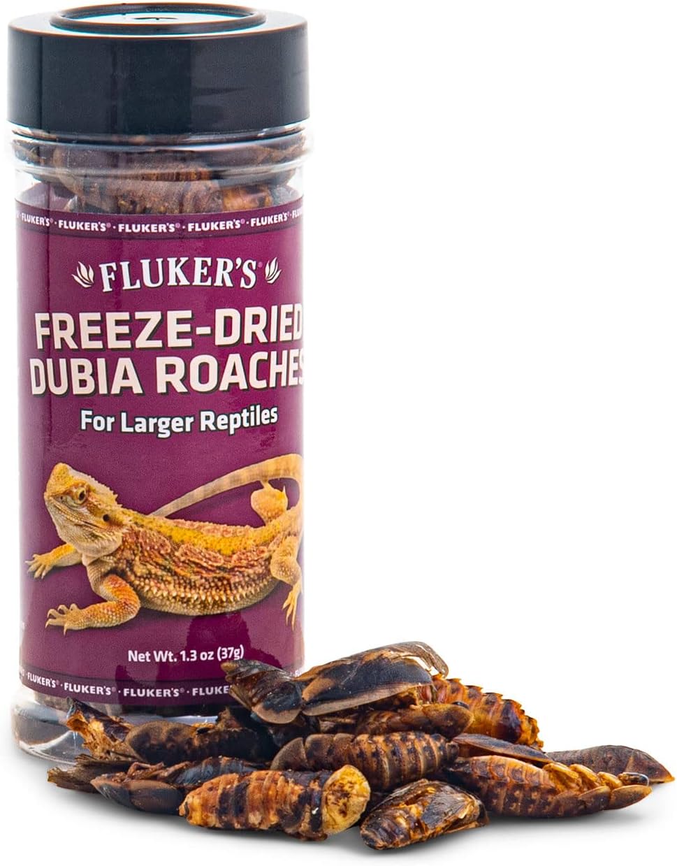 Fluker's Freeze Dried Dubia Roaches, Ideal for Lizards, Reptiles, Birds, Fish, Hedgehogs, 1.7 oz - Image 2