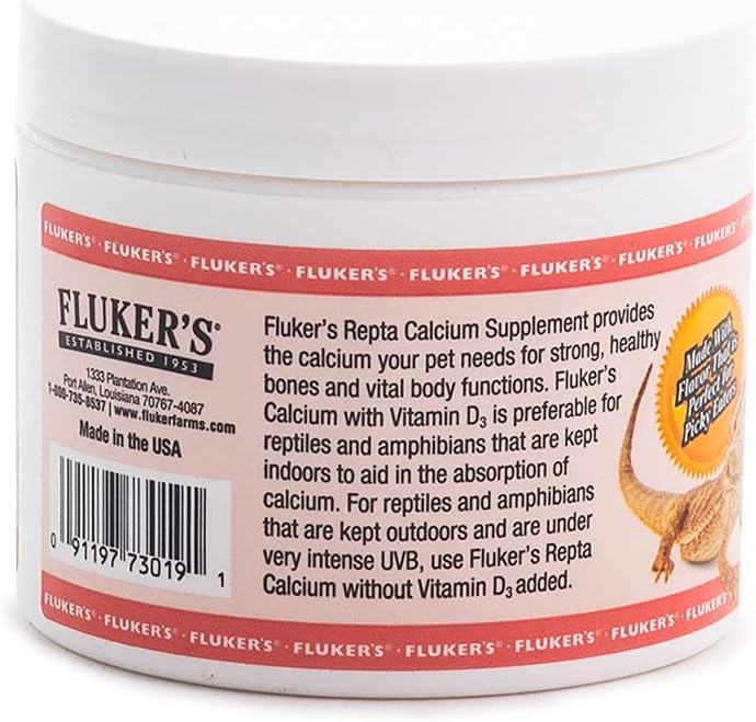 Fluker's Strawberry Banana Flavored Repta Calcium with Vitamin D3 - Image 3