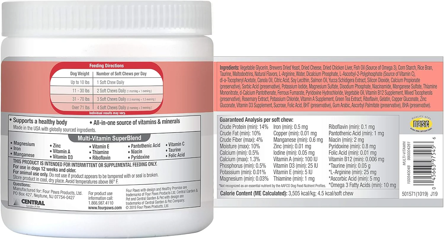 Four Paws Healthy Promise Dog Multivitamin Soft Chews - Image 9