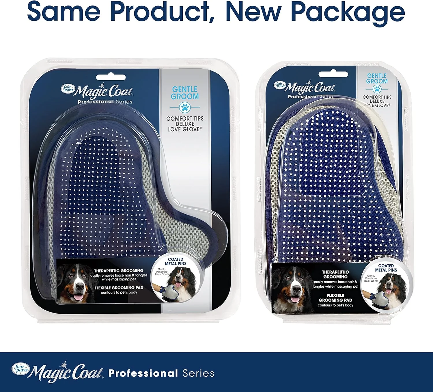 Four Paws Magic Coat Professional Series Comfort Tips Deluxe Dog Grooming Glove - Image 7