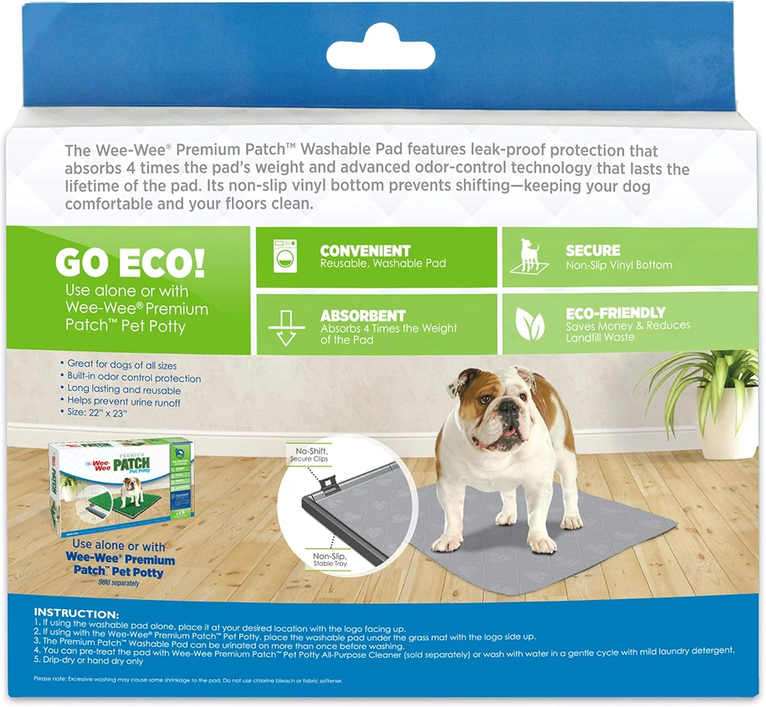 Four Paws Wee-Wee Premium Patch Reusable Pee Pad for Dogs - Image 7