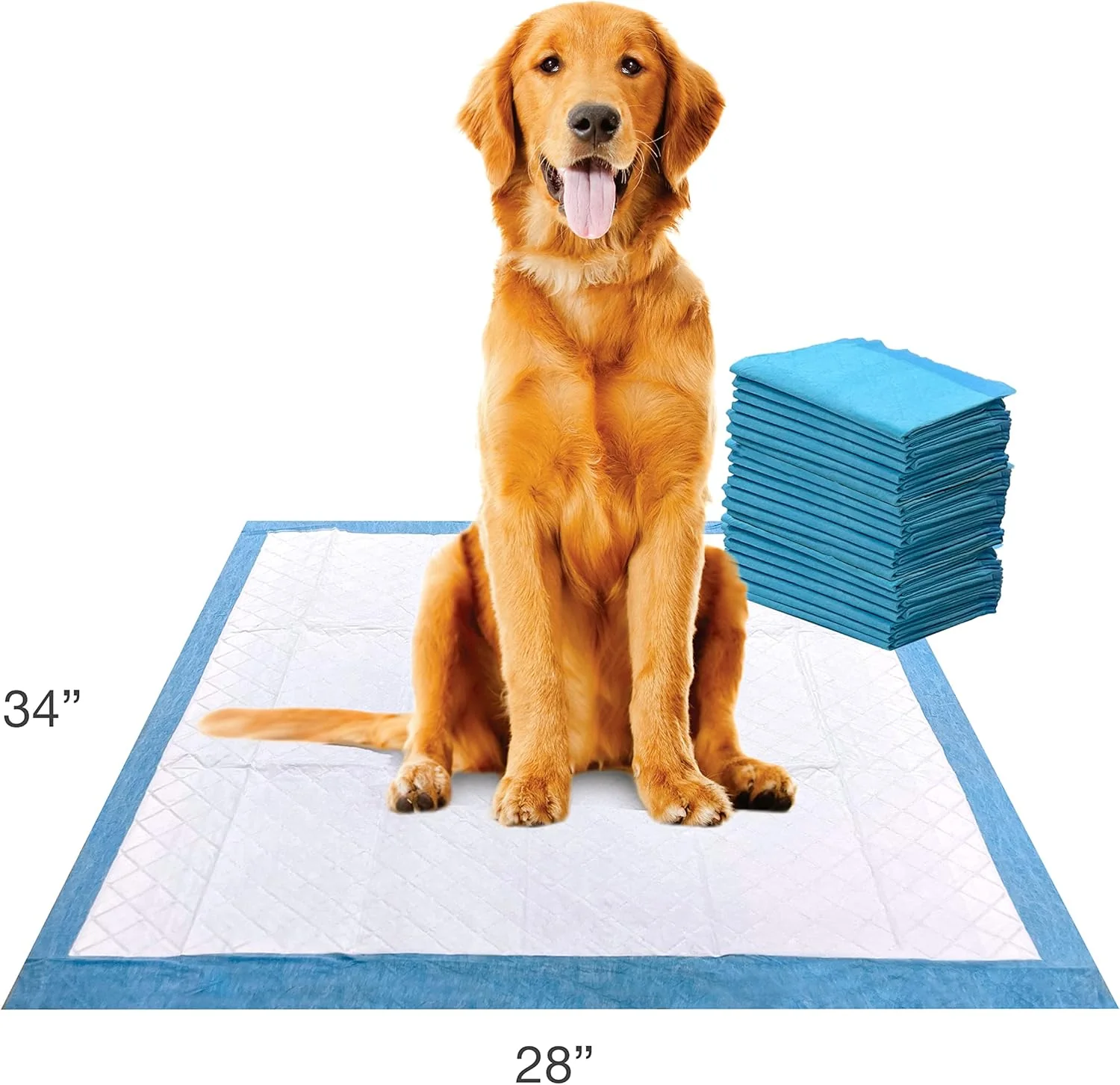 Four Paws Wee-Wee Superior Performance Unscented Extra-Large Pee Pads for Dogs & Puppies, Quilted Leak-Proof Dog Housebreaking Potty Training Floor Protection - Image 6