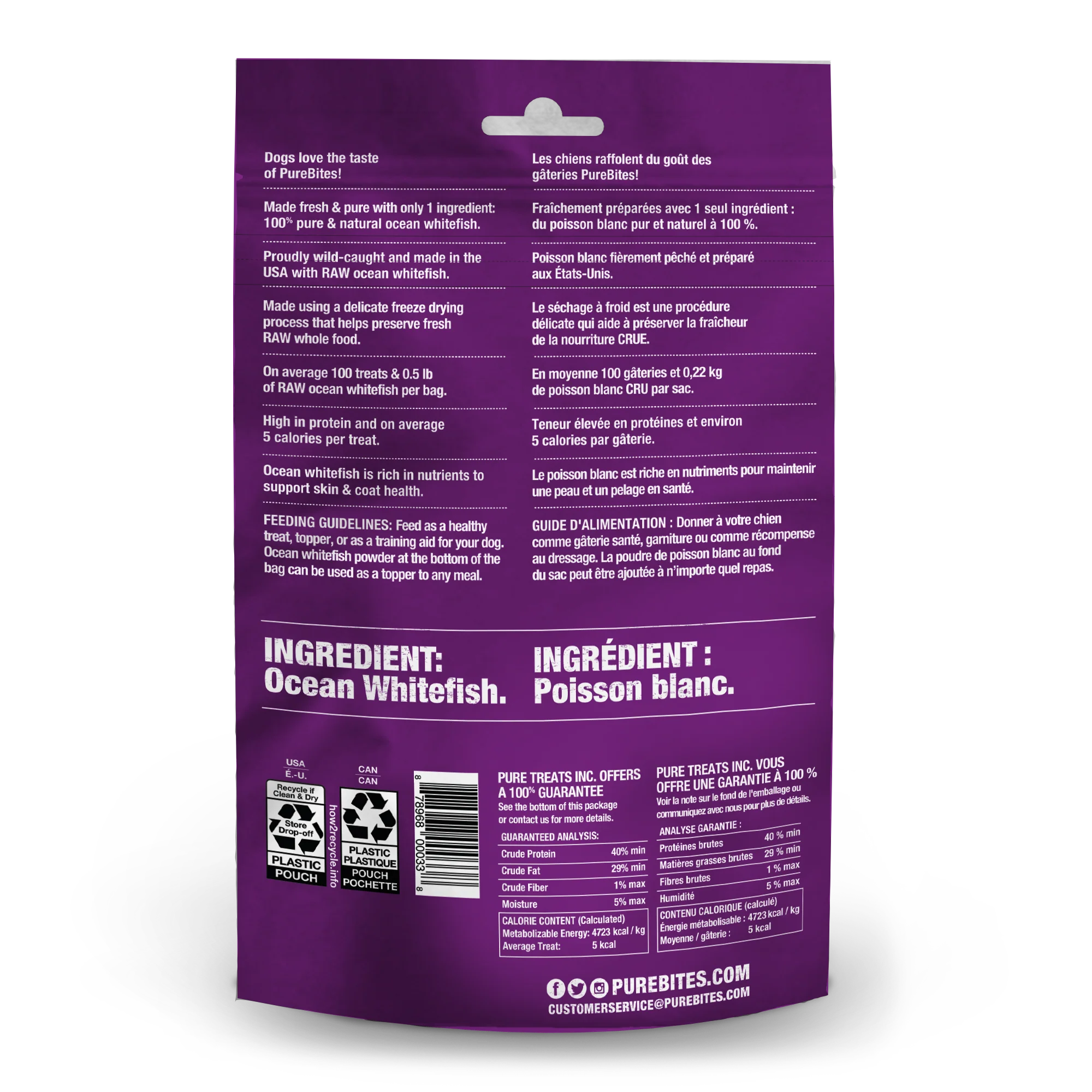 Freeze Dried Dog Treats, Whitefish - Image 3