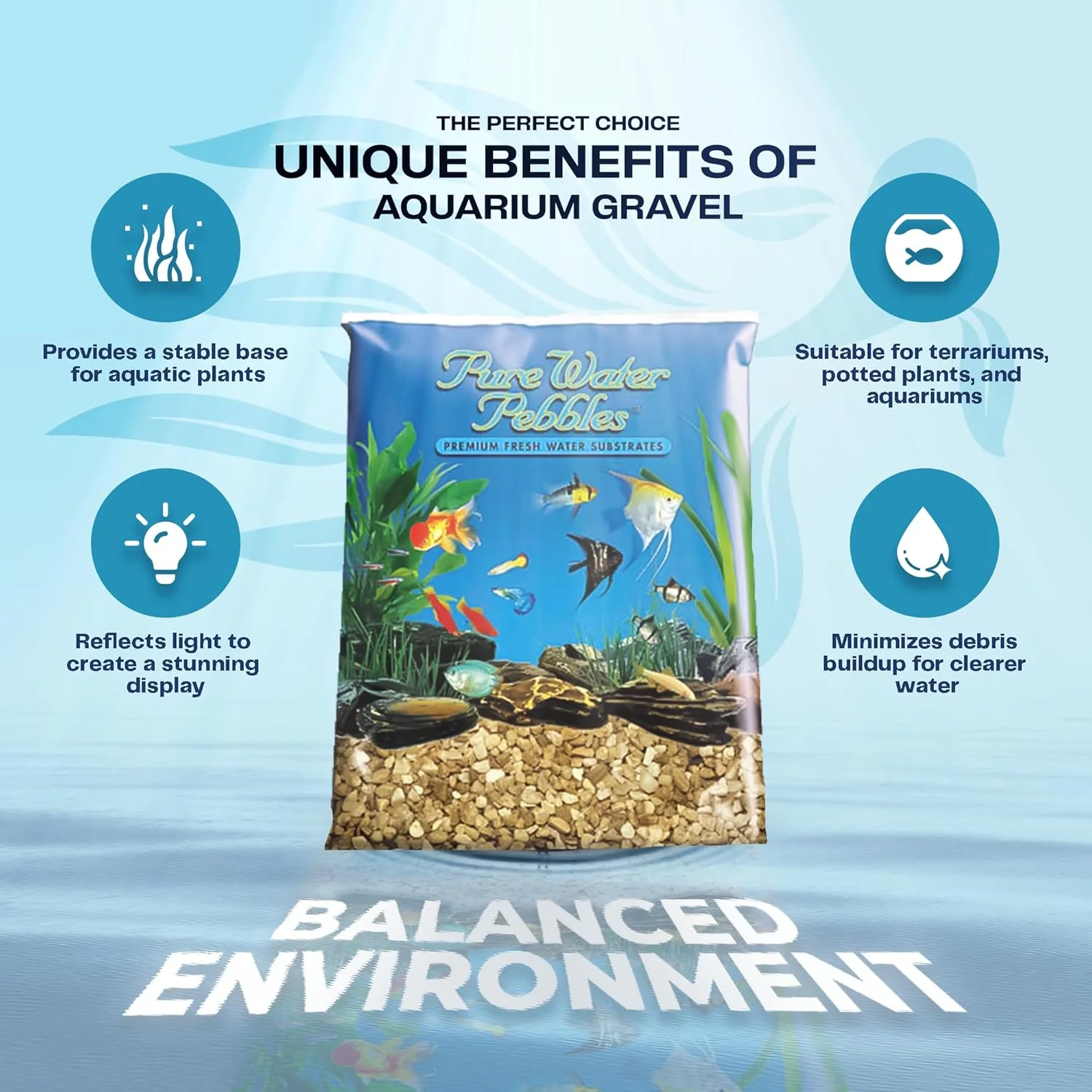 Fresh Nutty Aquarium Gravel - Non-Toxic, Colorfast, Vibrant Substrate for Aquariums, Terrariums, Ponds & Crafts - Image 5