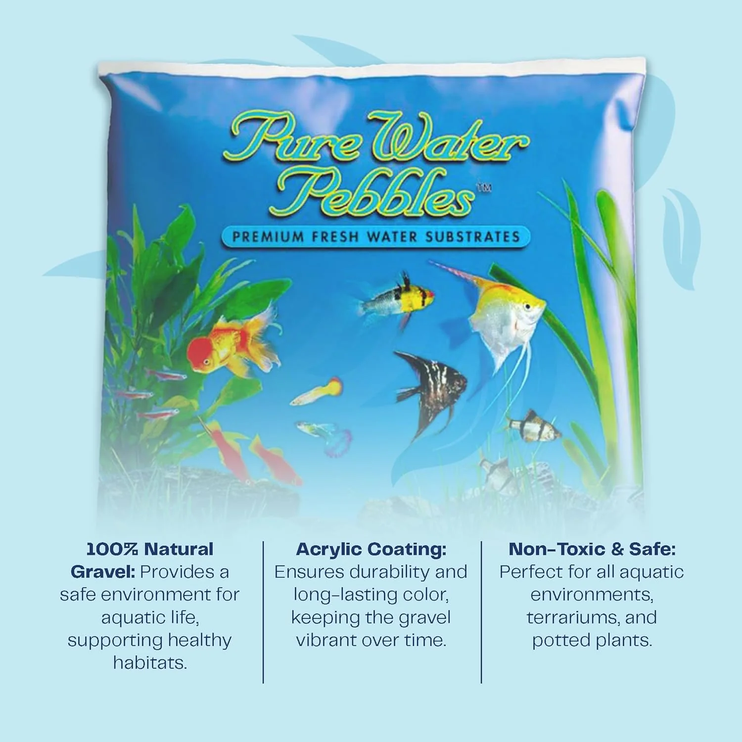 Fresh Nutty Aquarium Gravel - Non-Toxic, Colorfast, Vibrant Substrate for Aquariums, Terrariums, Ponds & Crafts - Image 6