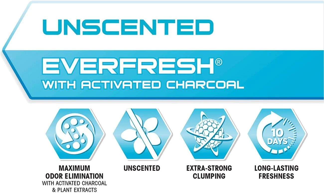 Ever Clean Ever Fresh Litter with Activated Charcoal , Unscented, 25 Pounds - Image 3