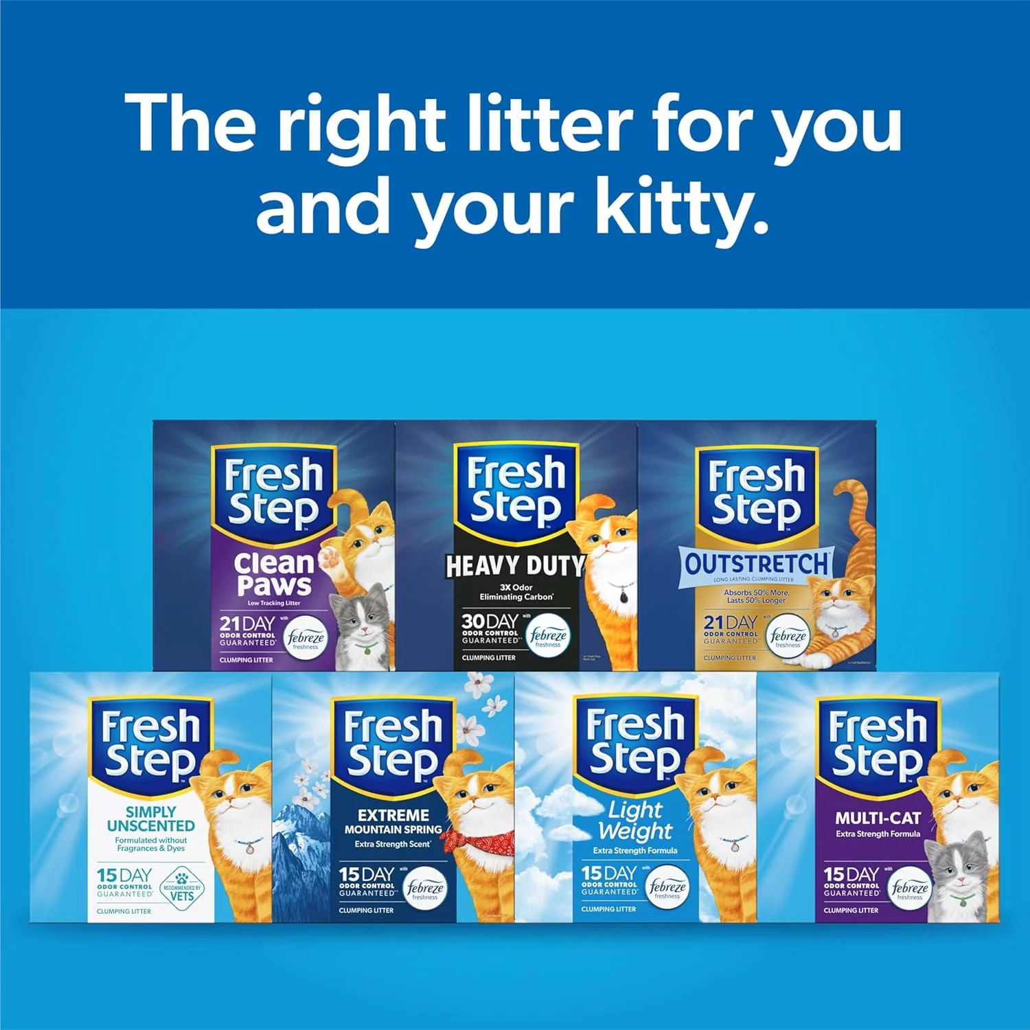 Fresh Step Simply Unscented Clumping Litter, Fresh Step Unscented Cat Litter With Activated Charcoal Technology, 14 lb. Box - Image 12